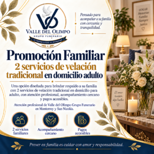 2 Servicios de Velación Tradicional en Domicilio