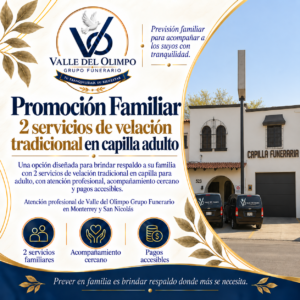 2 Servicios de Velación Tradicional en Capilla