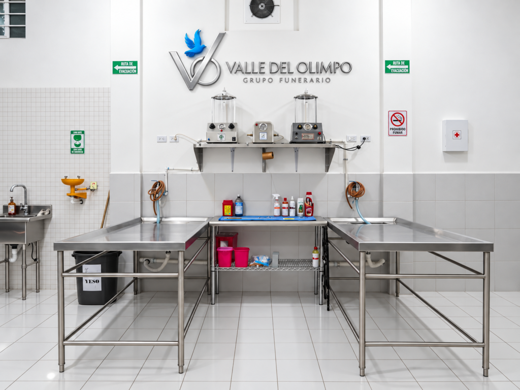 Laboratorio funerario Valle del Olimpo en Monterrey